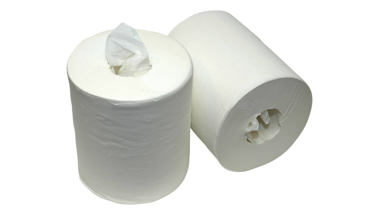 Poetspapier Cleaninq M2 1-laags 6x280m wit