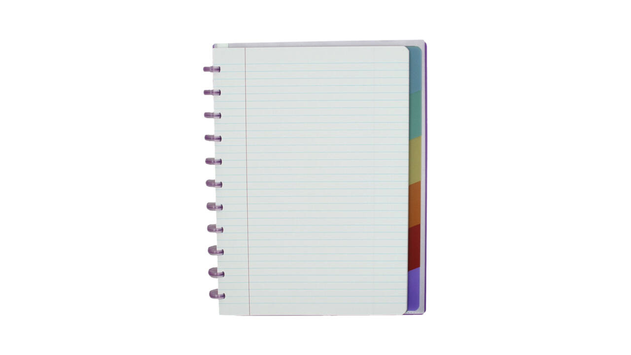 Schrift Atoma A4+ lijn 120blz 90gr PP transparant assorti