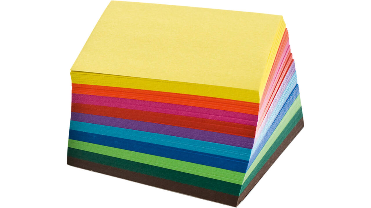 Origami papier Folia 70gr 20x20cm 100 vel assorti kleuren