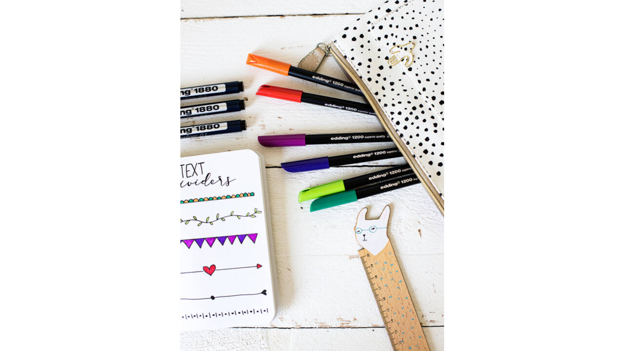Fineliner edding 1200 fijn pastel assorti