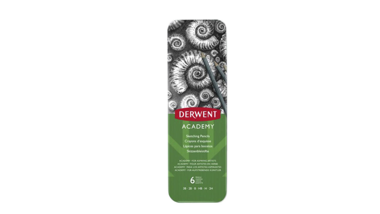 Schetspotloden Derwent Academy blik à 6 stuks