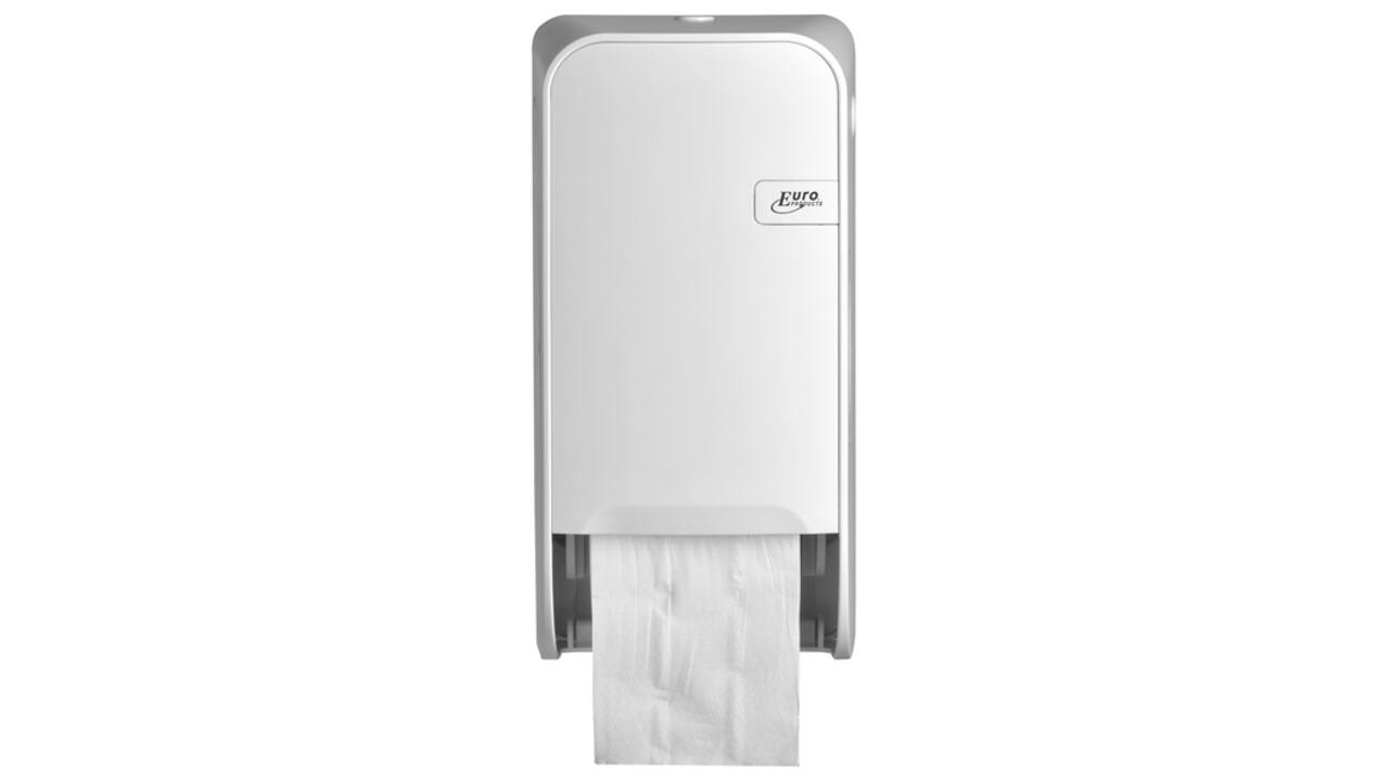 Toiletpapierdispenser Quartzline Q1 systeemrol duo wit 441001