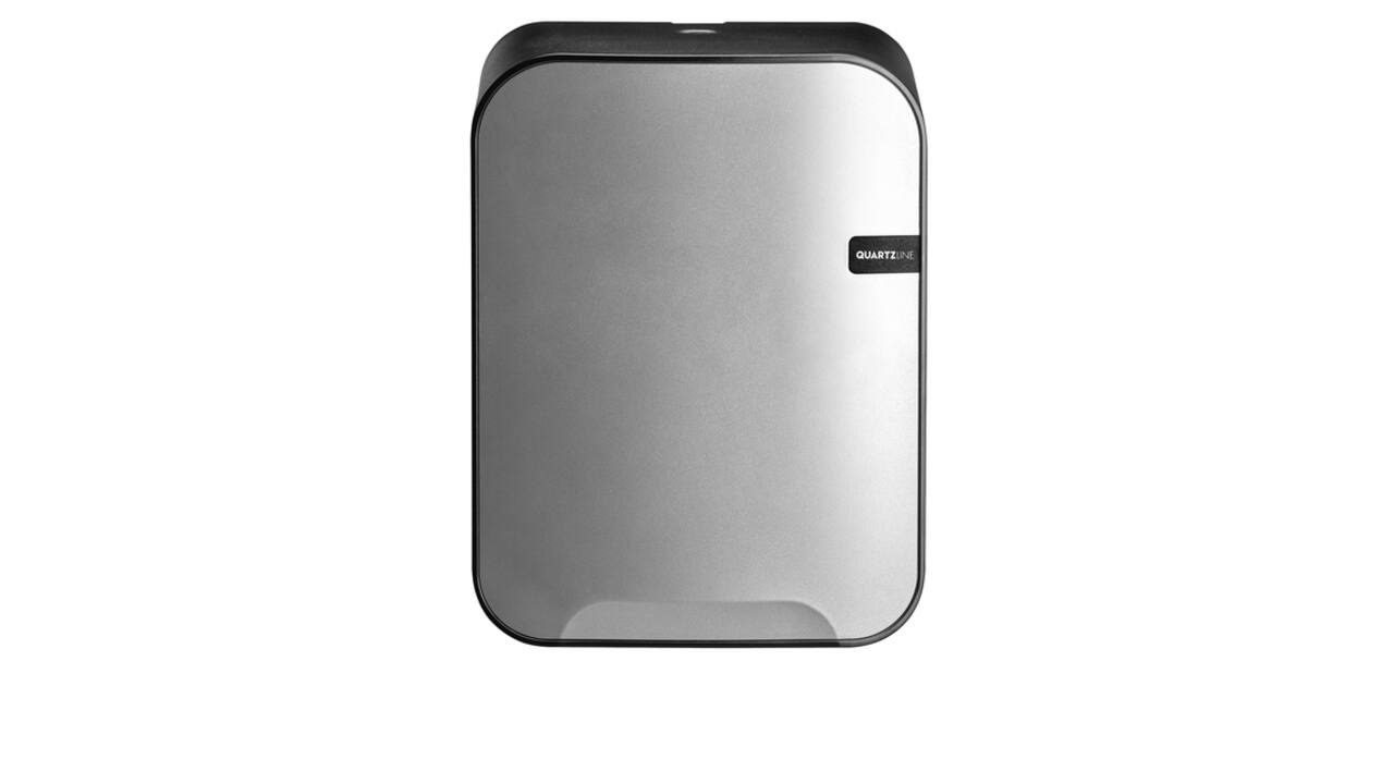 Poetspapierdispenser Quartzline Q16 medium zilver 441194