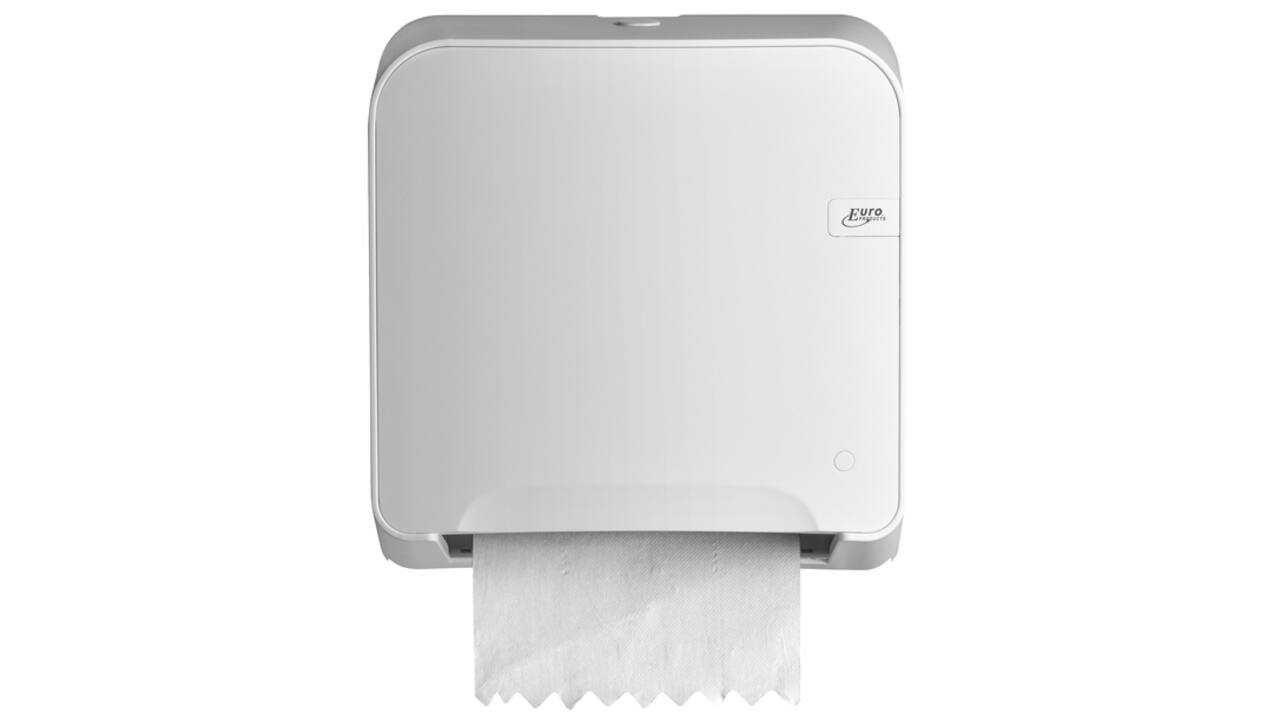 Handdoekroldispenser Quartzline Q14 Matic XL klein wit 441109
