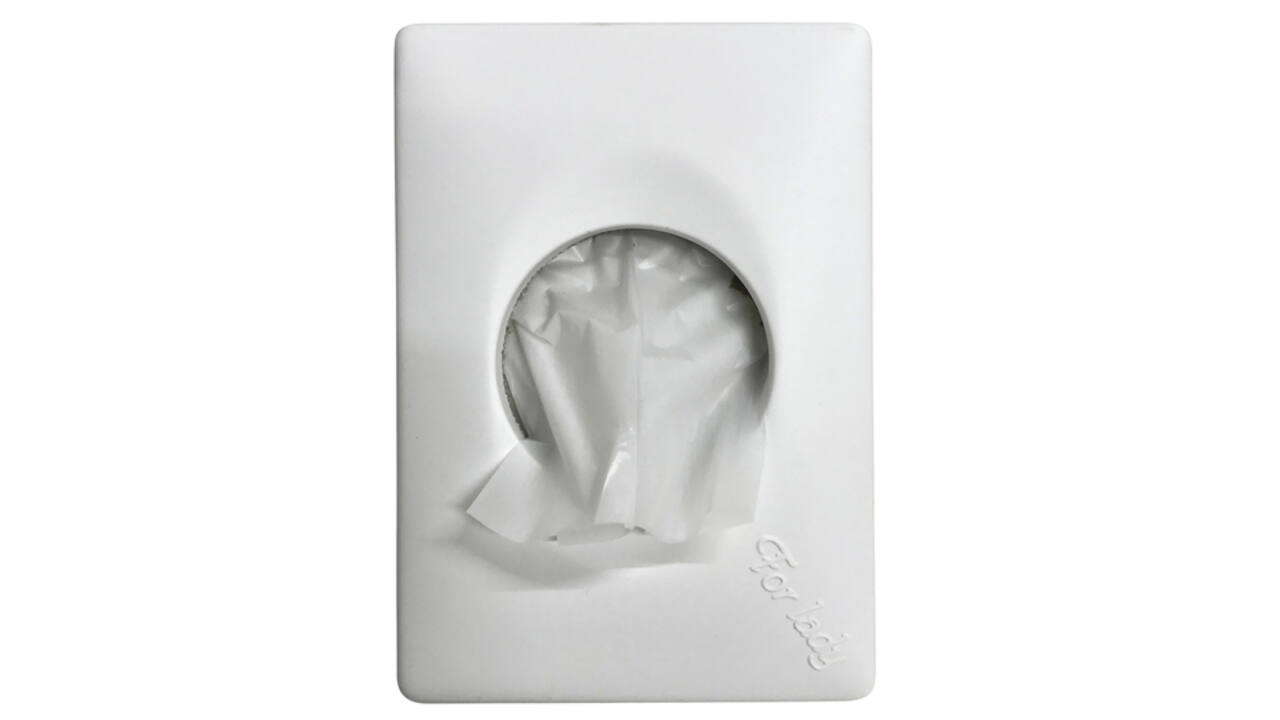 Damesverbandzakdispenser Quartzline Q29 wit 441901