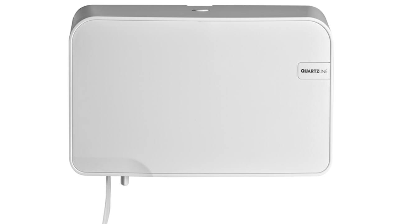 Toiletpapierdispenser Quartzline Q2 klein duo wit 441002