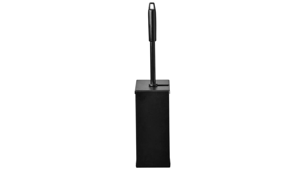 Toiletborstelset Quartzline rvs zwart 448951