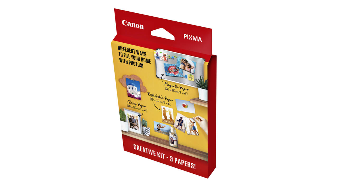 Fotopapier Canon creatieve kit met 3 soorten papier 60 vel