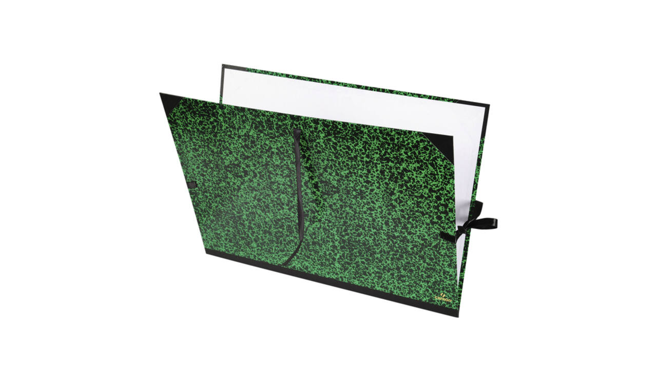 Tekenmap Canson Classic Annonay lintsluiting 610x810mm groen