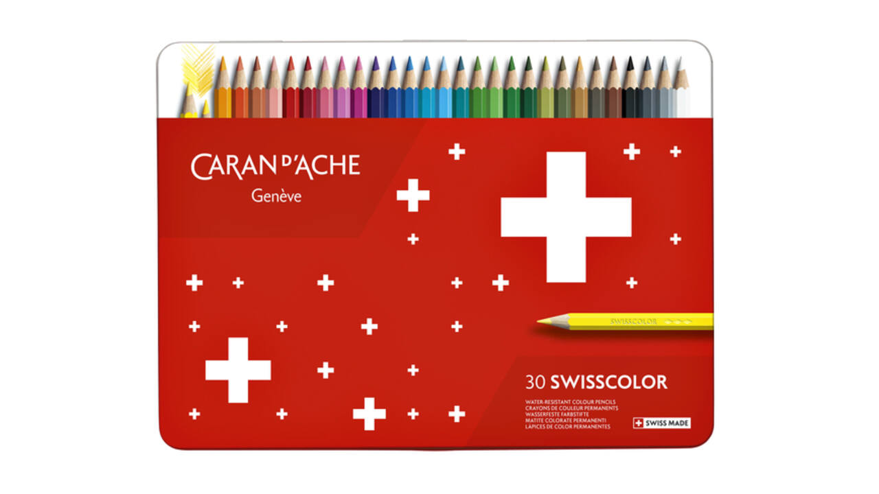 Kleurpotloden Caran d'Ache Swisscolor 30 stuks assorti