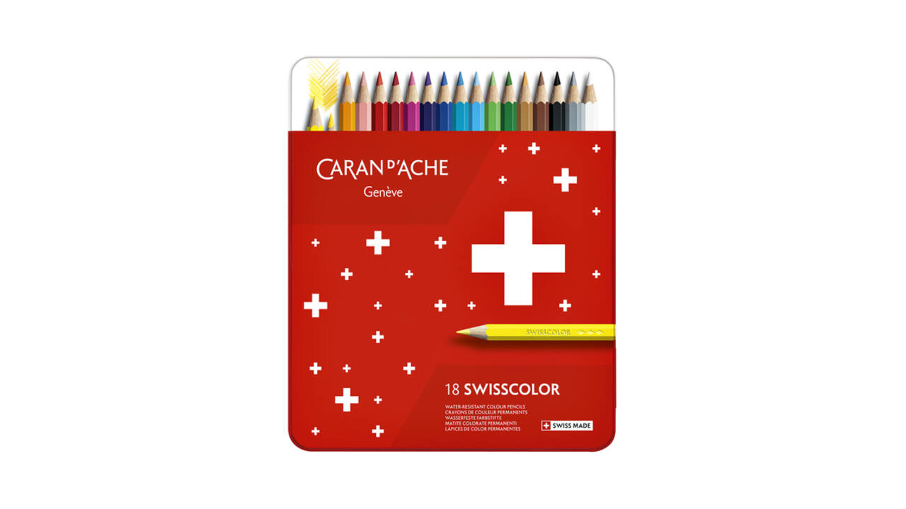 Kleurpotloden Caran d'Ache Swisscolor 18 stuks assorti