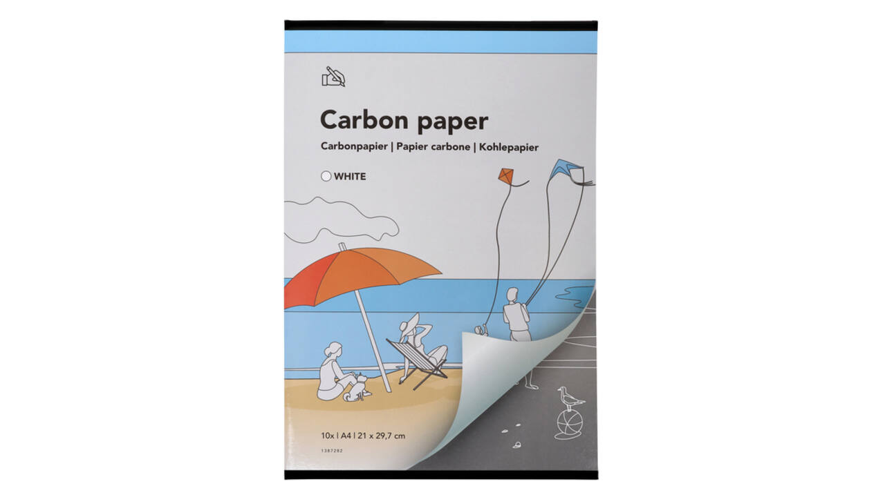 Carbonpapier Qbasic A4 21x29,7cm 10x wit