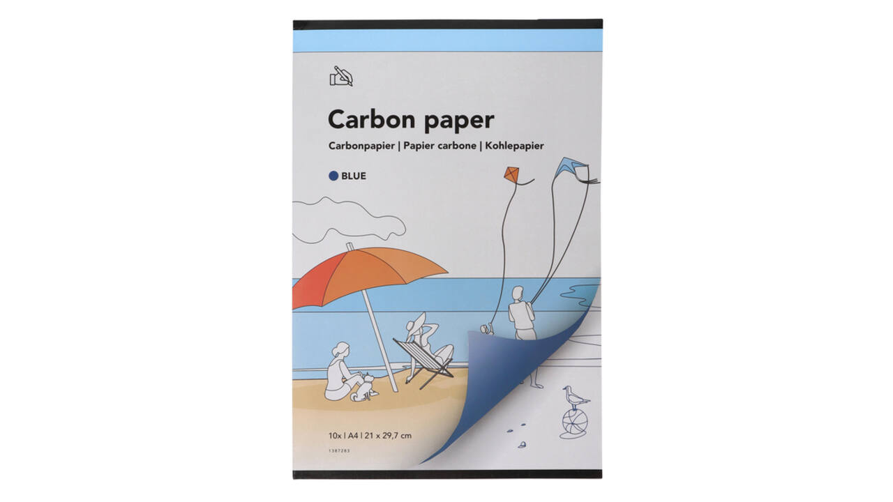 Carbonpapier Qbasic  A4 21x29,7cm 10x blauw