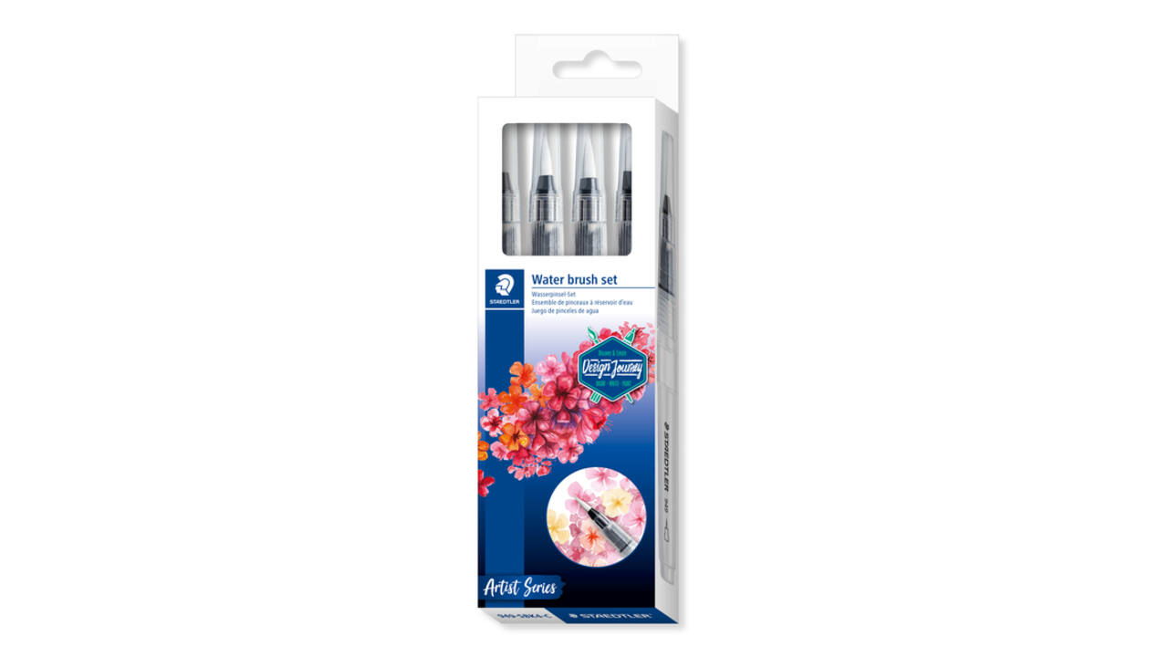 Waterbrushstift  Staedtler set à 4 breedtes