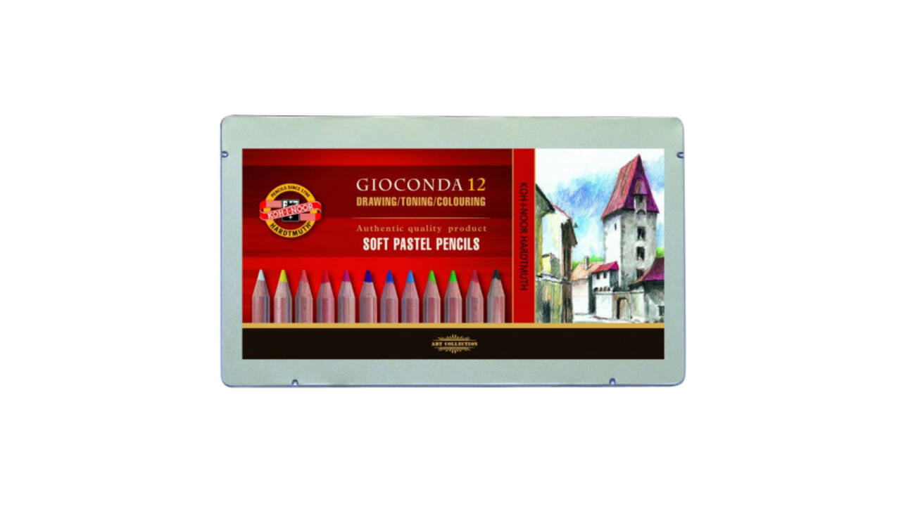 Pastelpotlood Koh-I-Noor gioconda 12 assorti