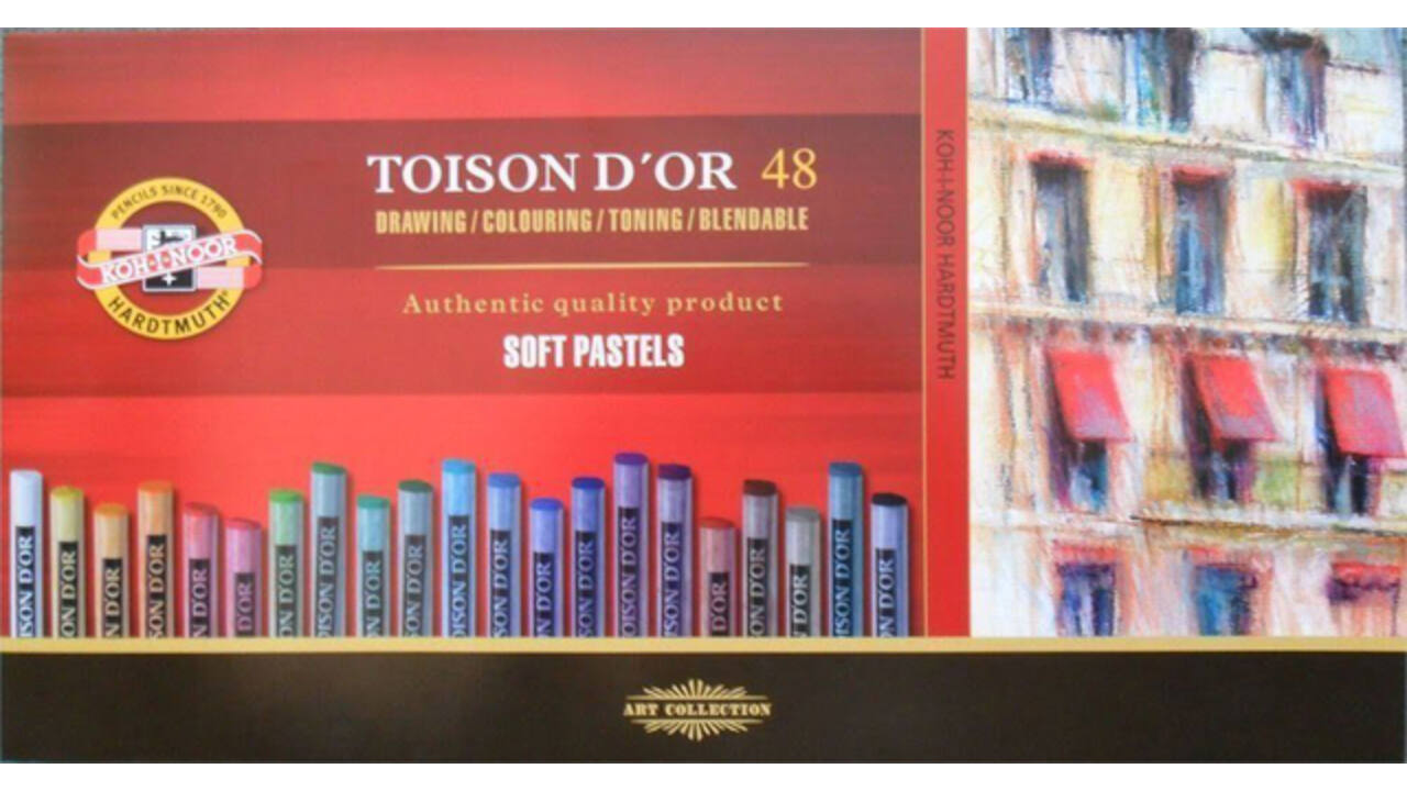 Pastelkrijt Koh-I-Noor Toison 8516 rond 48 stuks assorti