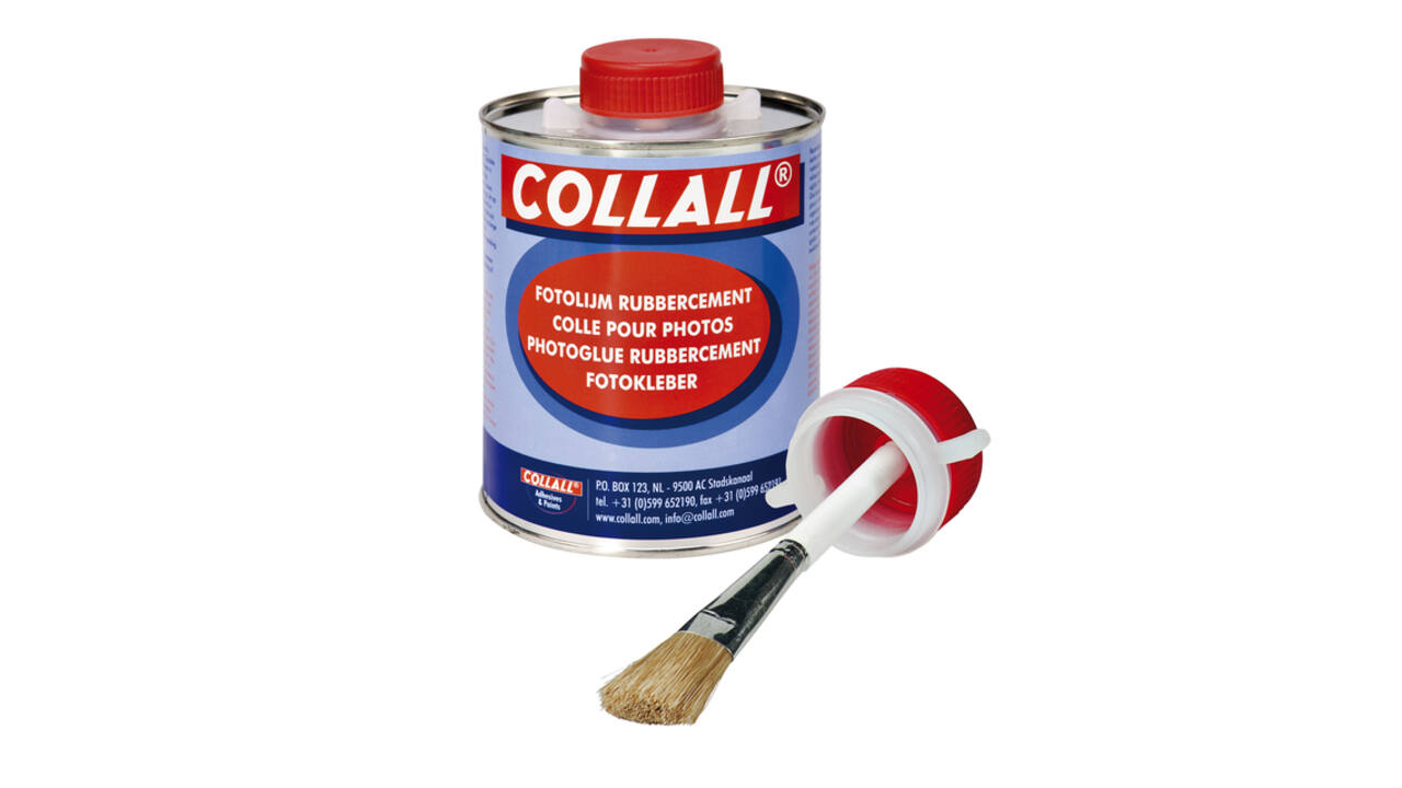 Rubbercement Collall 1000ml + kwast