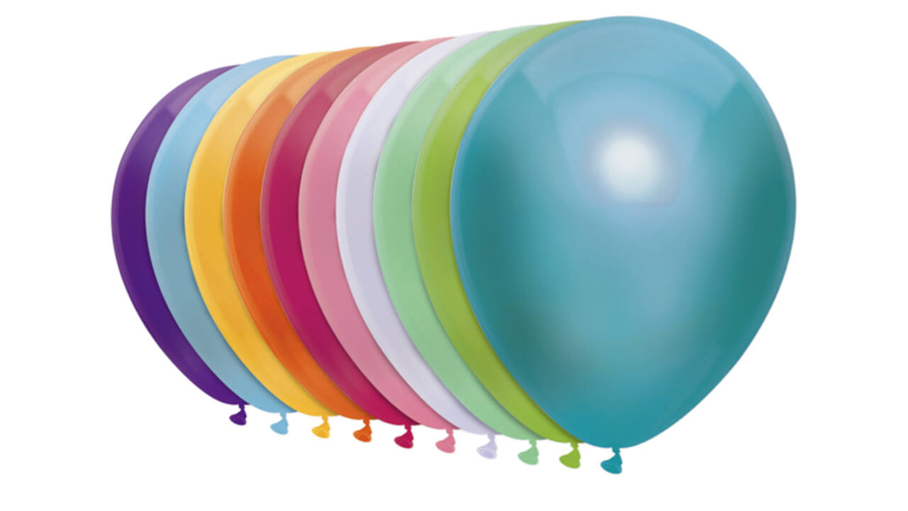Ballon Haza uni 30cm 50 stuks metallic assorti