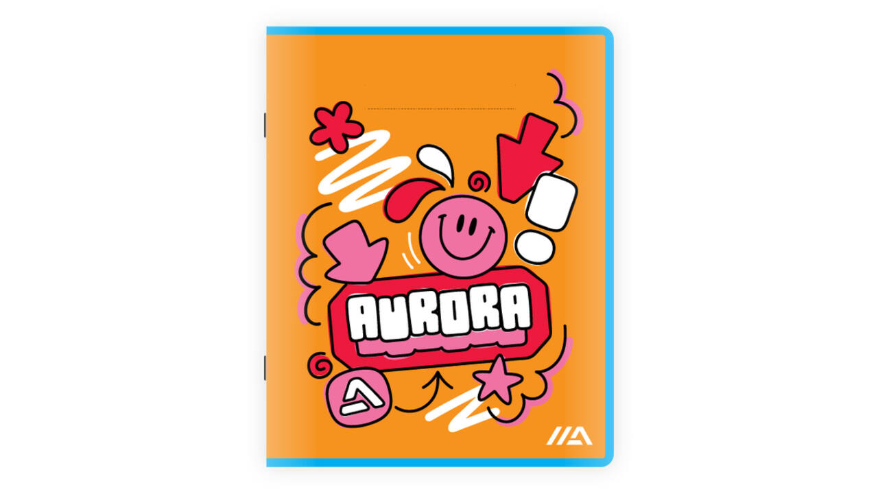Schrift Aurora A5 lijn 200 pagina's 60gr