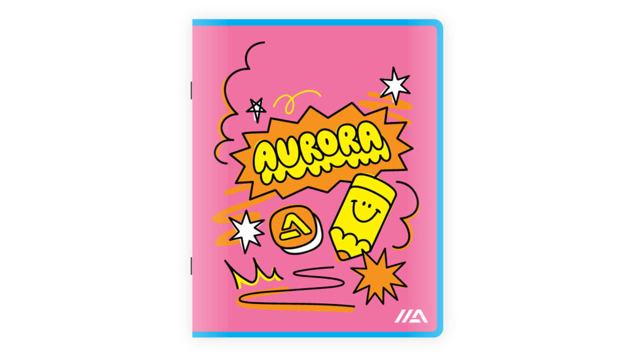 Schrift Aurora A5 lijn 200 pagina's 60gr