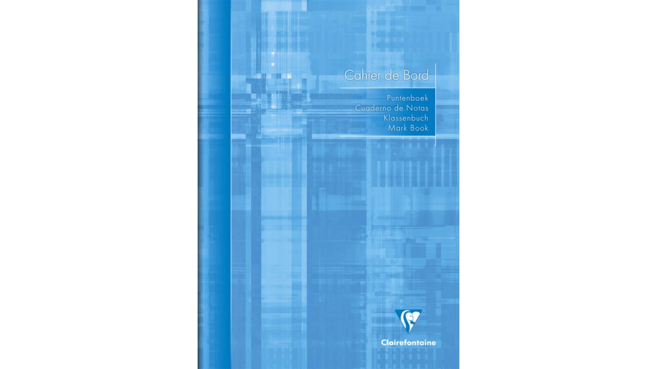 Puntenboek leraren Clairefontaine A4 72 pagina's 110gr meertalig assorti
