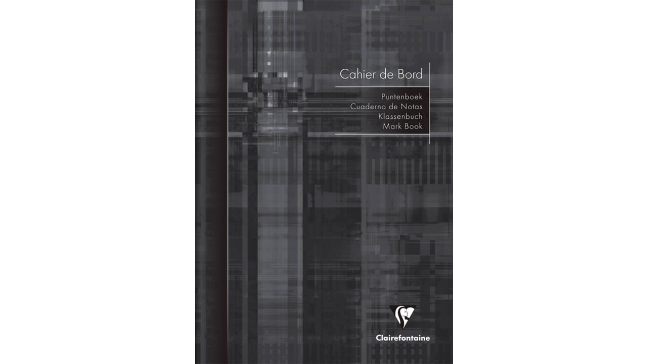 Puntenboek leraren Clairefontaine A4 72 pagina's 110gr meertalig assorti