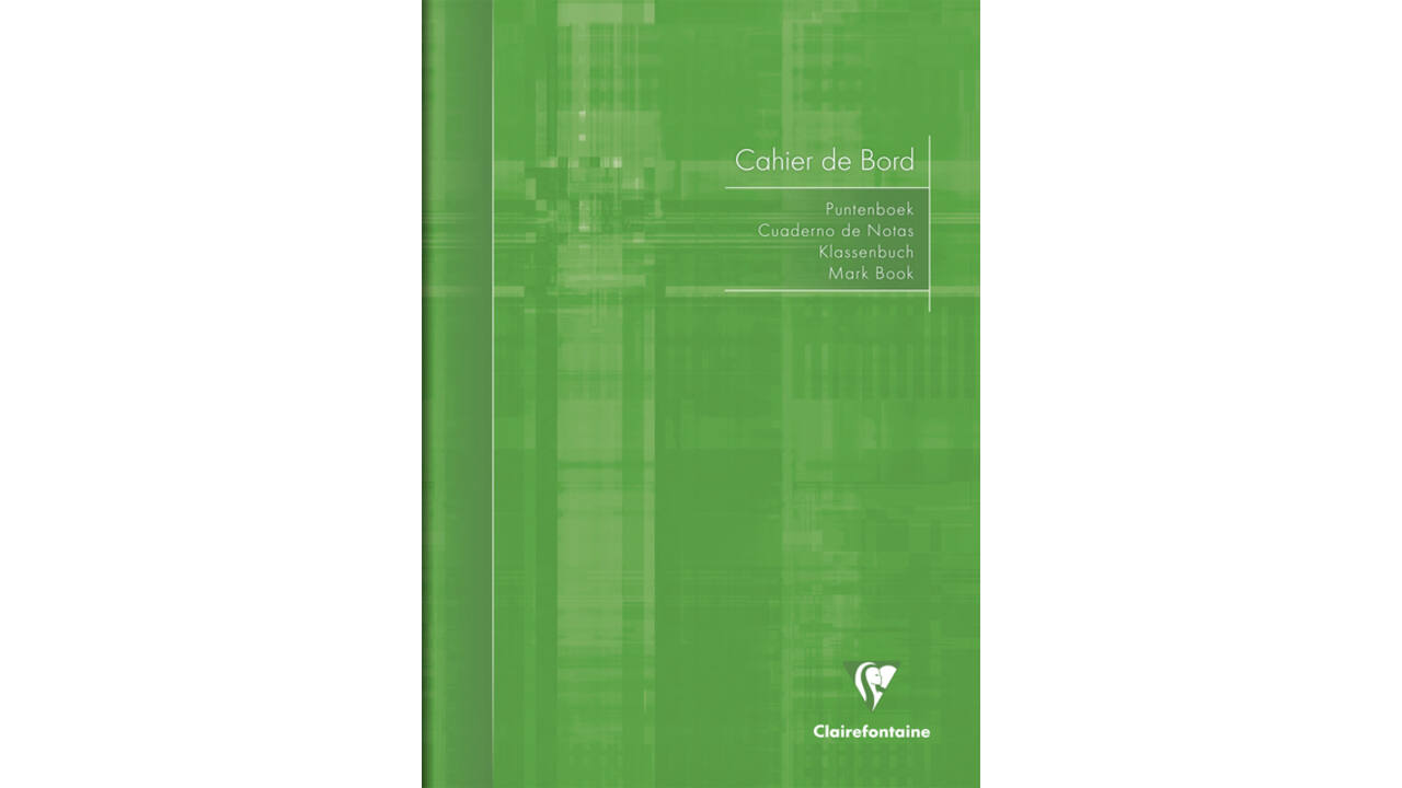 Puntenboek leraren Clairefontaine A4 72 pagina's 110gr meertalig assorti