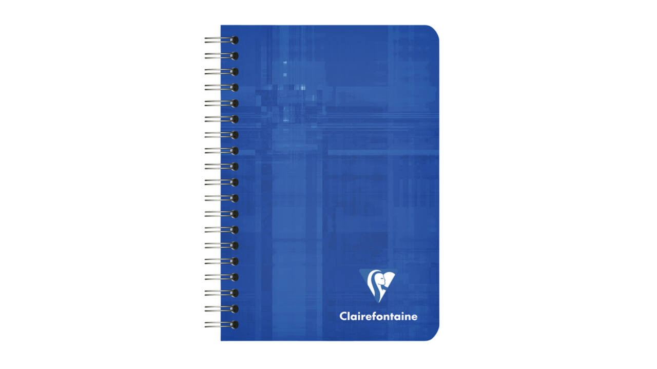 Notitieboek Clairefontaine A7+ 95x140 ruit 5x5 100blz 90gr assorti