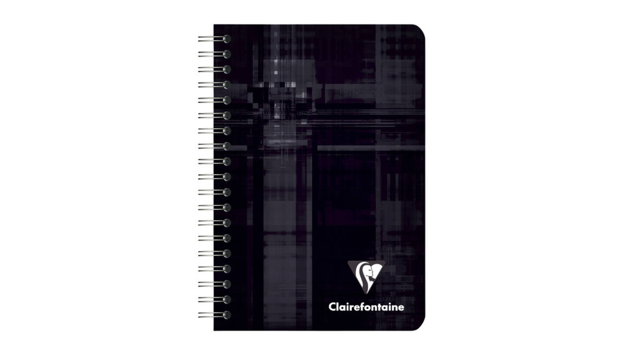 Notitieboek Clairefontaine A7+ 95x140 ruit 5x5 100blz 90gr assorti