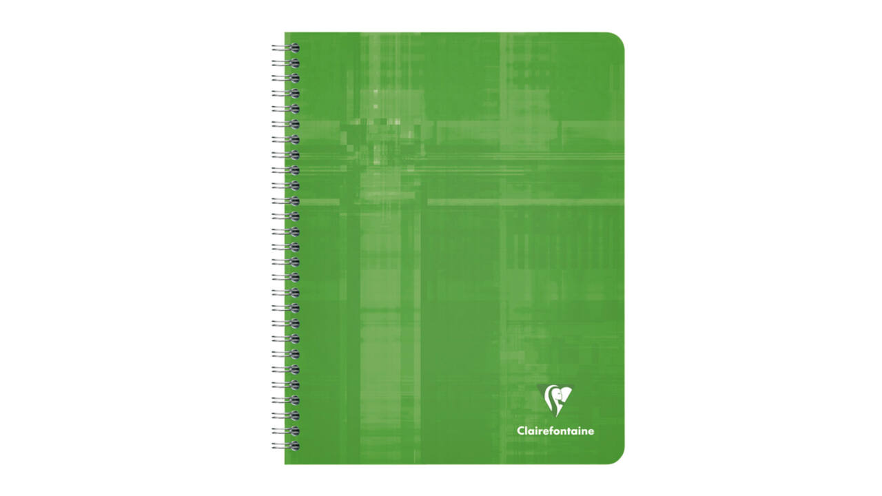 Schrift Clairefontaine A5+ ruit 5x5mm 120 pagina's 90gr assorti