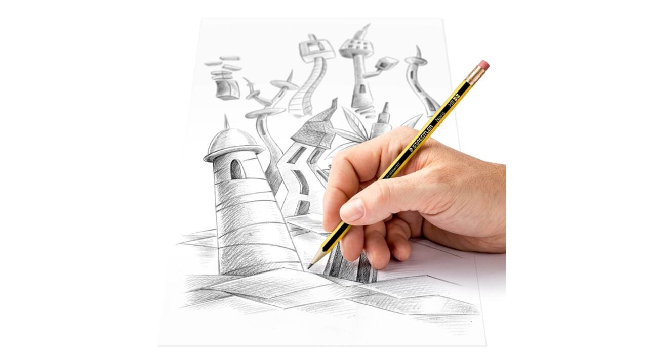 Potlood Staedtler Noris HB blister à 3 stuks