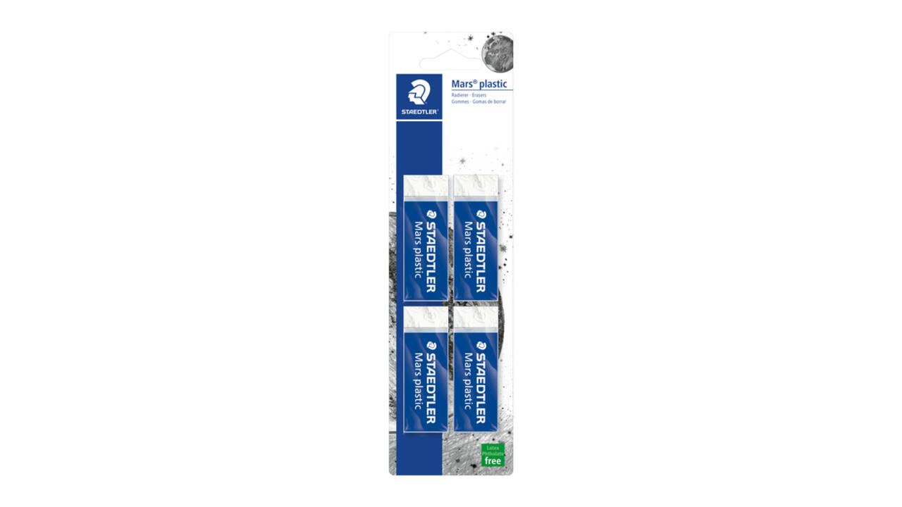Gum Staedtler Mars blister à 4 stuks