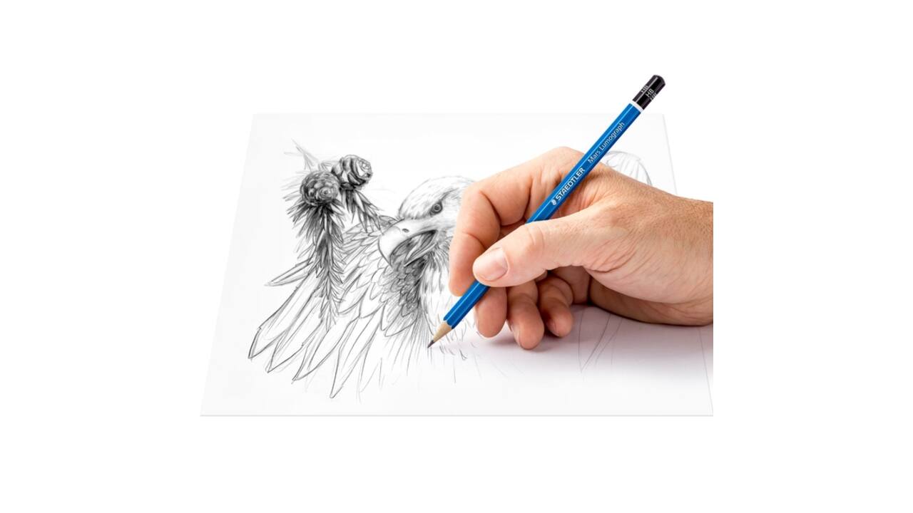 Potlodenset Staedtler Design Journey gratis gum en puntenslijper 6st