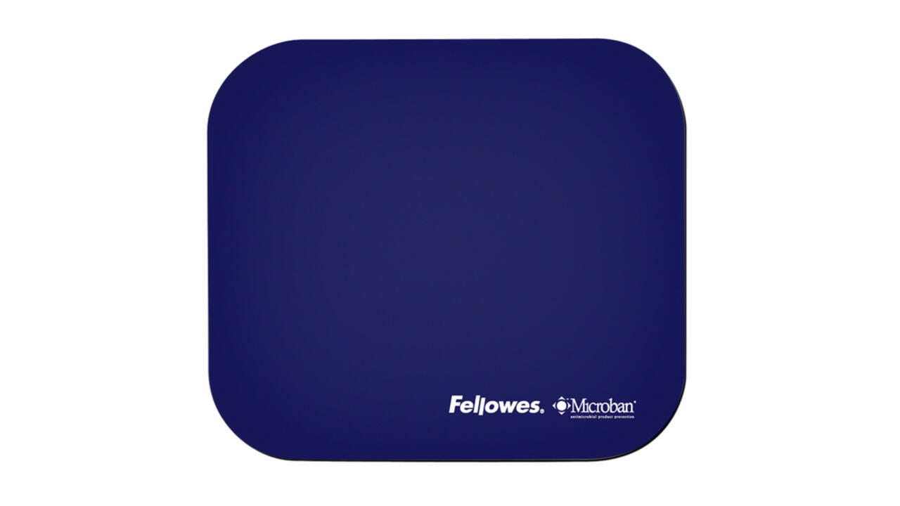 Muismat Fellowes Microban antibacterieel blauw