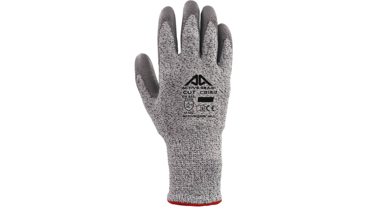 Handschoen ActiveGear snijbestendig grijs 11/XXL