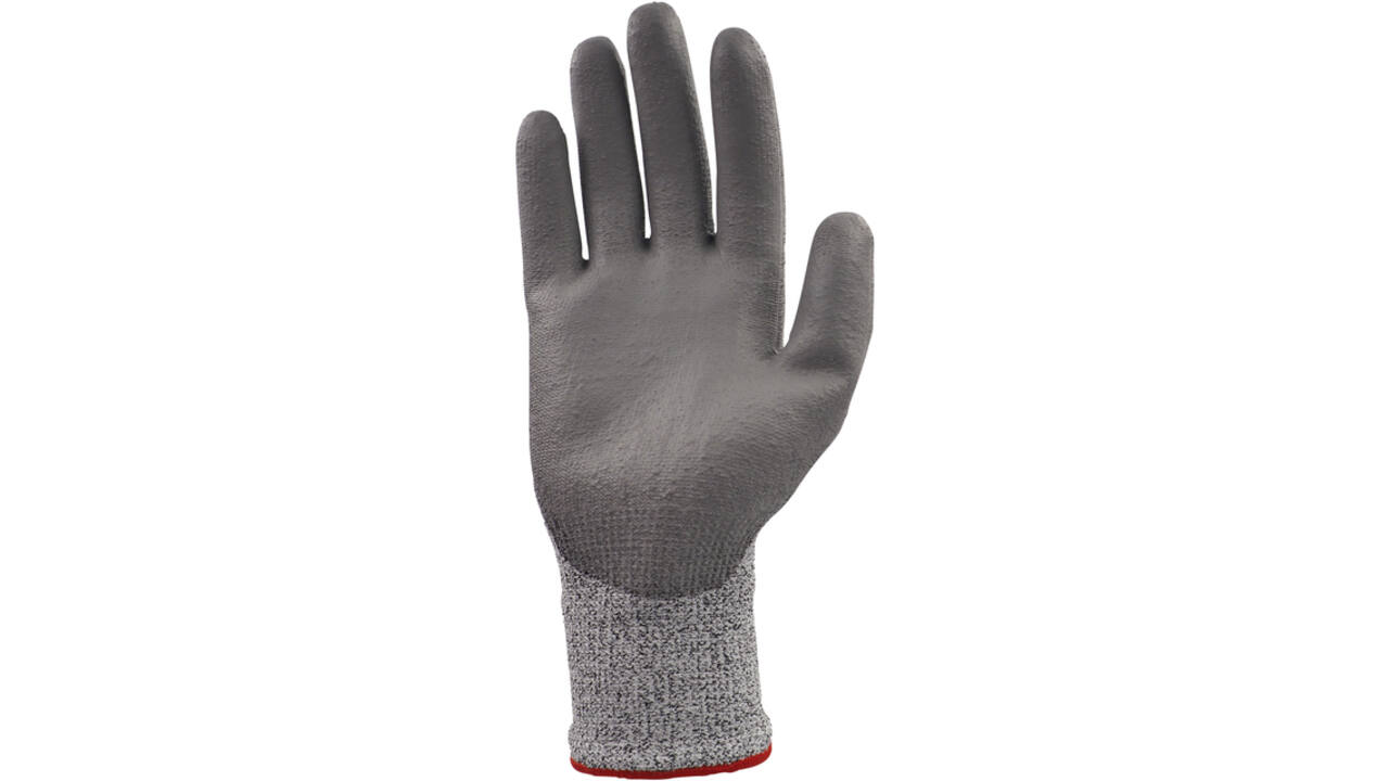 Handschoen ActiveGear snijbestendig grijs 10/XL