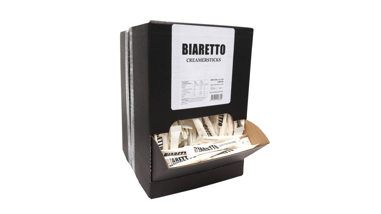 Koffiecreamer Biaretto sticks 2,5 gram 600 stuks