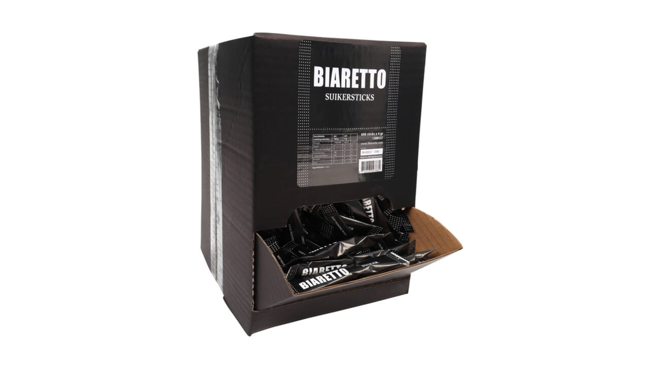 Suikersticks Biaretto 4 gram 600 stuks