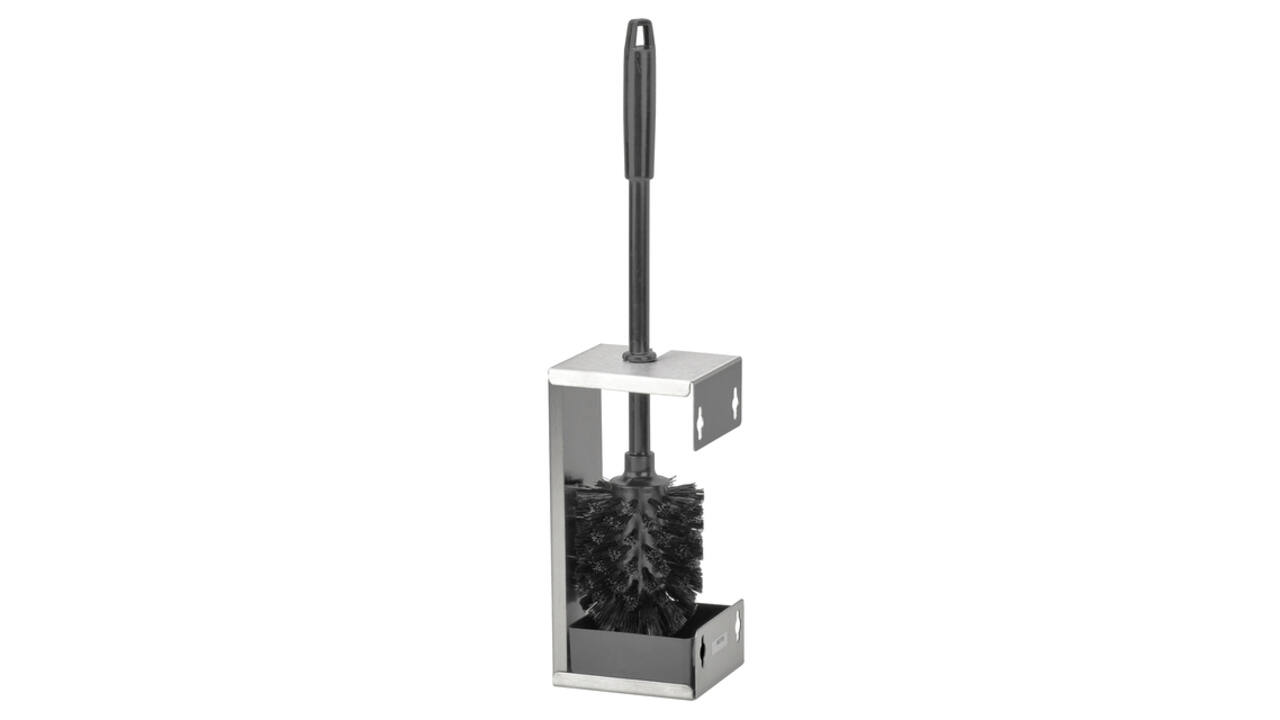 Toiletborstelset Quartzline rvs zilver P3400226