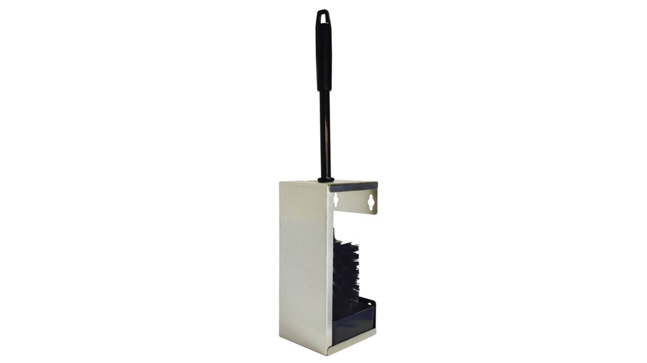 Toiletborstelset Quartzline rvs zilver P3400226
