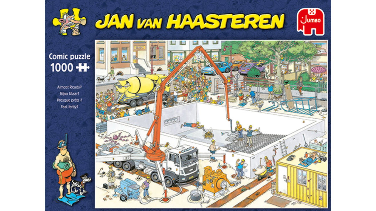 Puzzel Jan van Haasteren Bijna klaar? 1000 stukjes