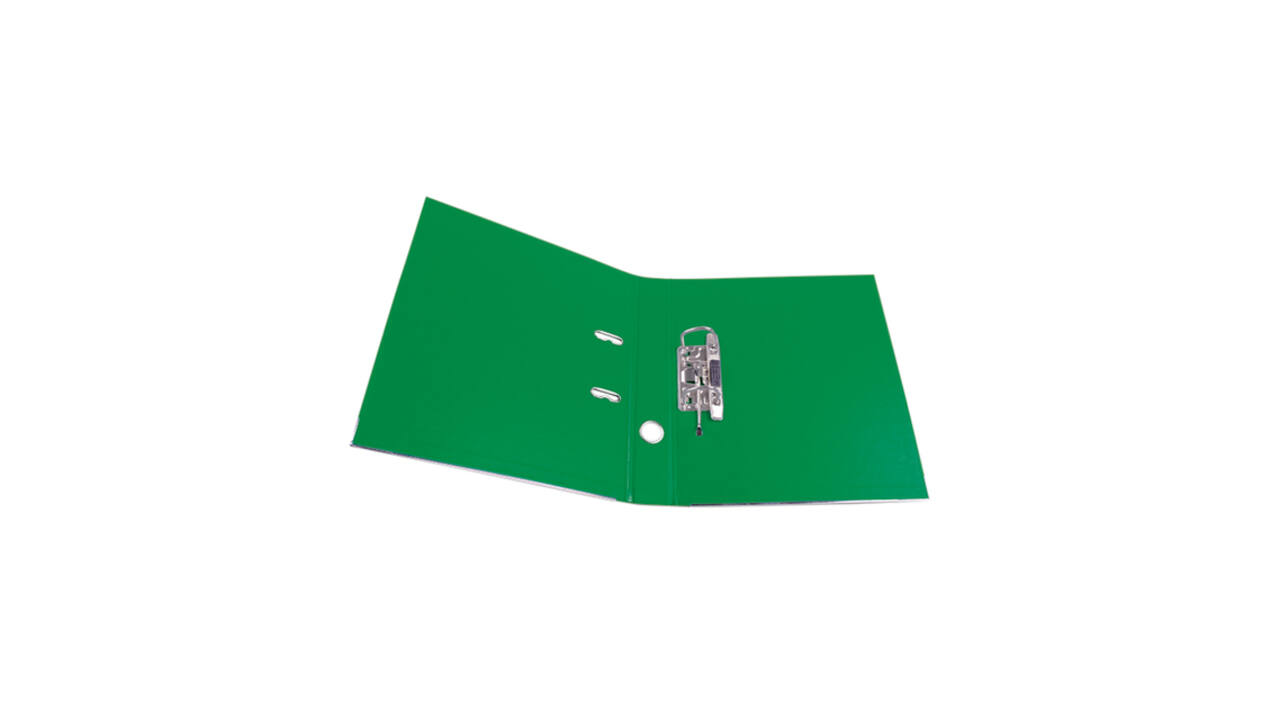 Ordner Office A4 smal groen 50mm 5st