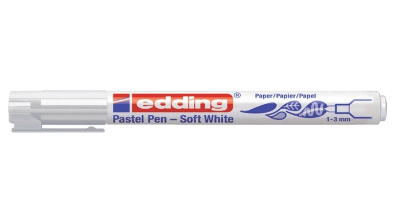 Viltstift edding 1500 soft wit