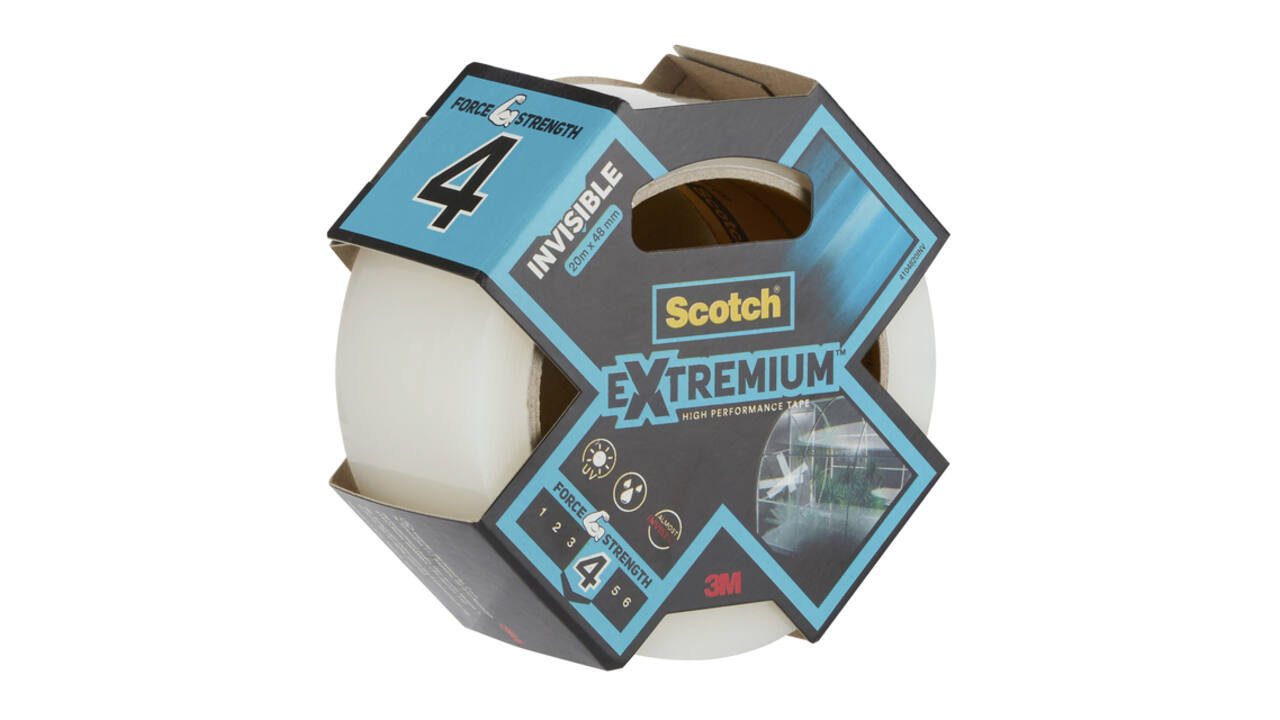 Plakband Scotch Extremium invisible 48mmx25m transparant