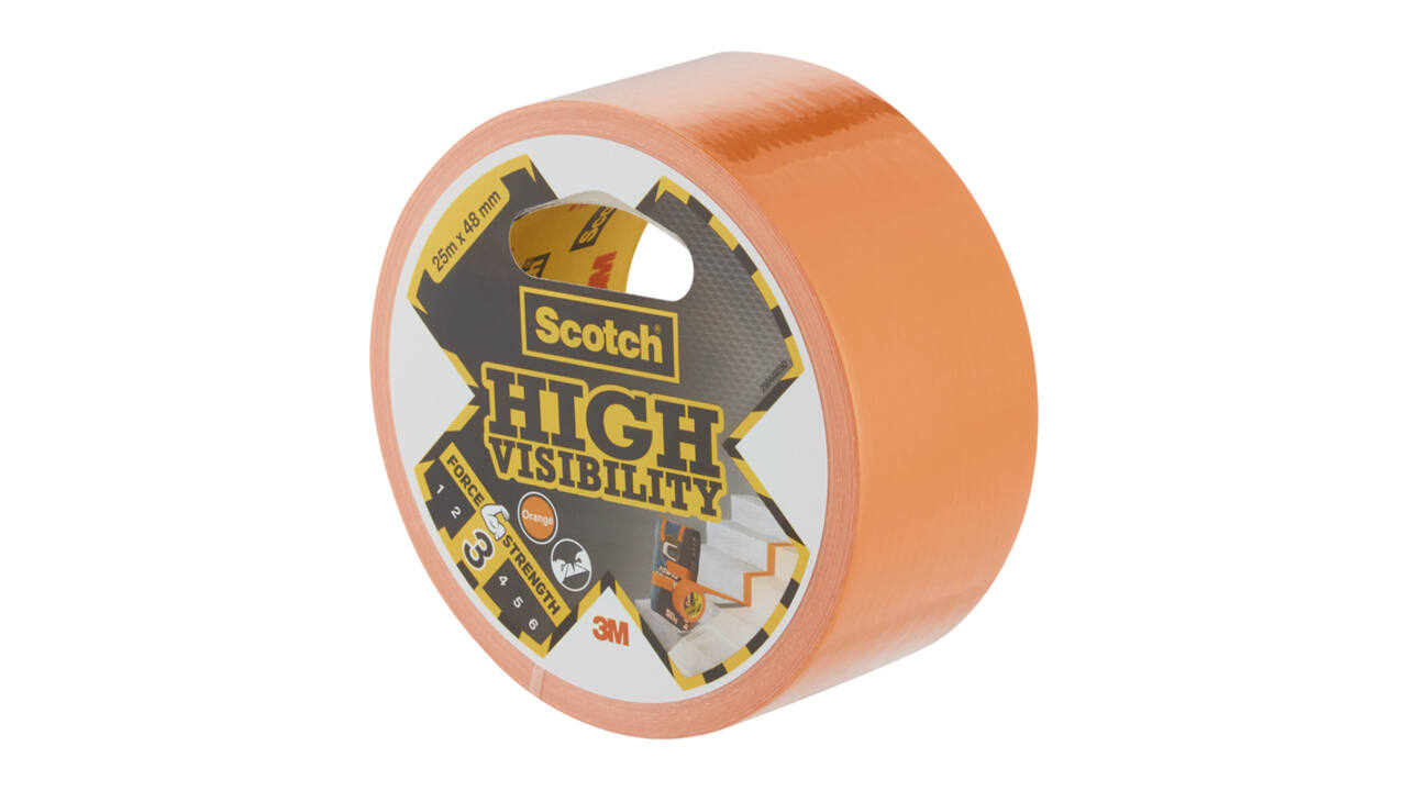Plakband Scotch high visibility 48mmx25m oranje
