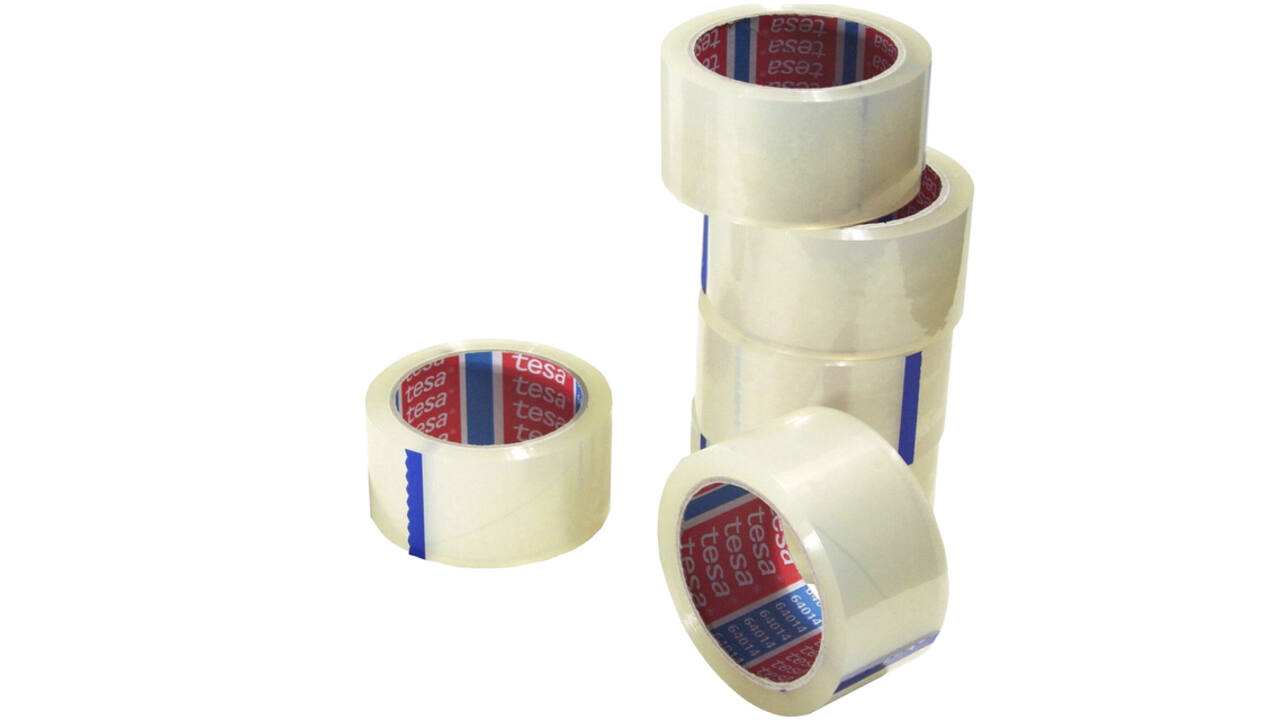 Verpakkingstape Tesa 50mmx66m PP transparant