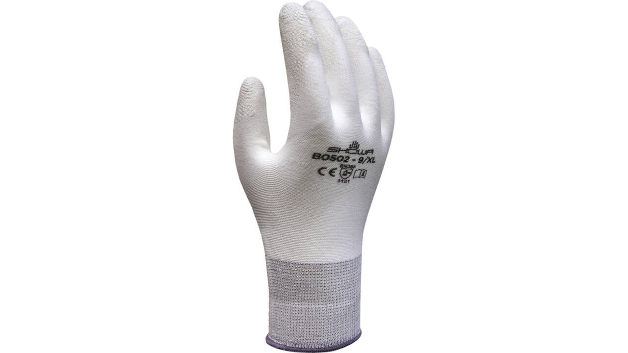 Griphandschoen Showa B0502 L wit