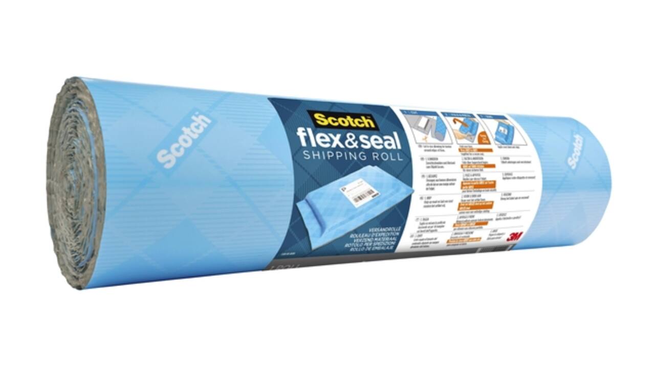 Verpakkingsrol Scotch Flex & Seal 38cmx3m