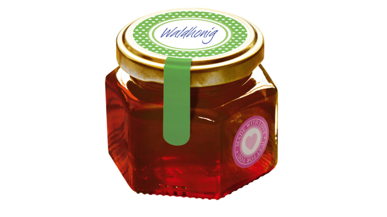 Etiket HERMA 15446 keuken new look rood
