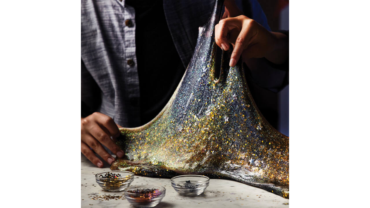 Kinderlijm Elmer's glitter zwart